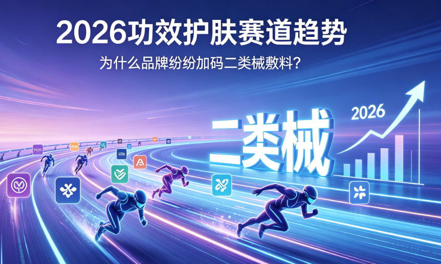 2026 功效护肤赛道趋势:为什么品牌纷纷加码二类械敷料?