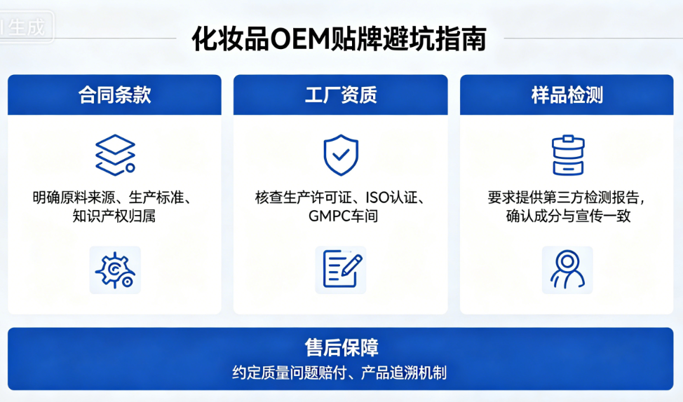 化妆品 OEM 贴牌如何避坑?微肽生物正规妆字号工厂对比小作坊