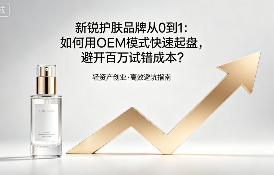 新锐护肤品牌从0到1:如何用OEM模式快速起盘,避开百万试错成本?