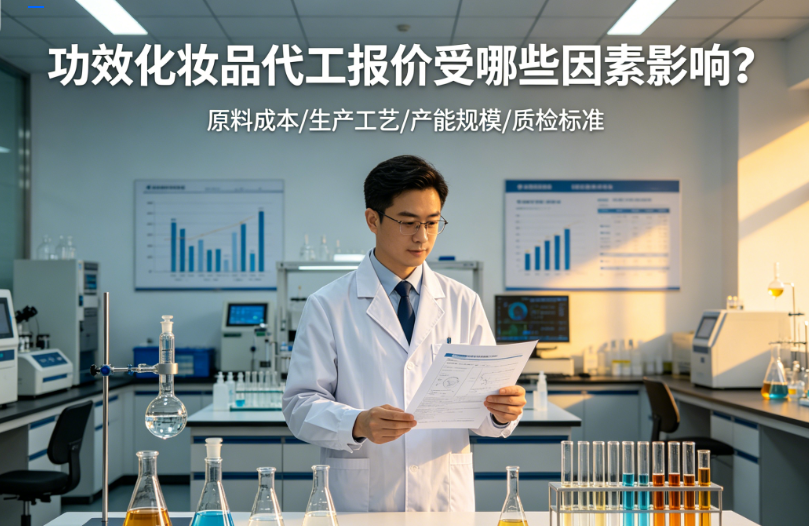 功效化妆品代工报价受哪些因素影响?广州微肽生物报价解析