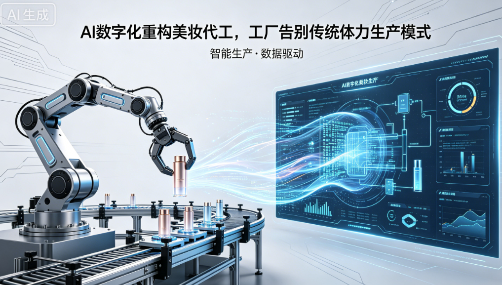 AI 数字化重构美妆代工，工厂告别传统体力生产模式