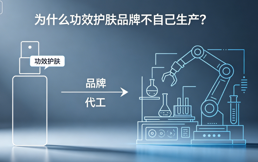 为什么功效护肤品牌不自己生产?深度拆解功效护肤代工趋势