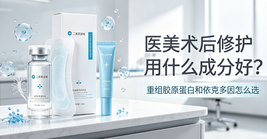 医美术后修护用什么成分好？重组胶原蛋白和依克多因怎么选