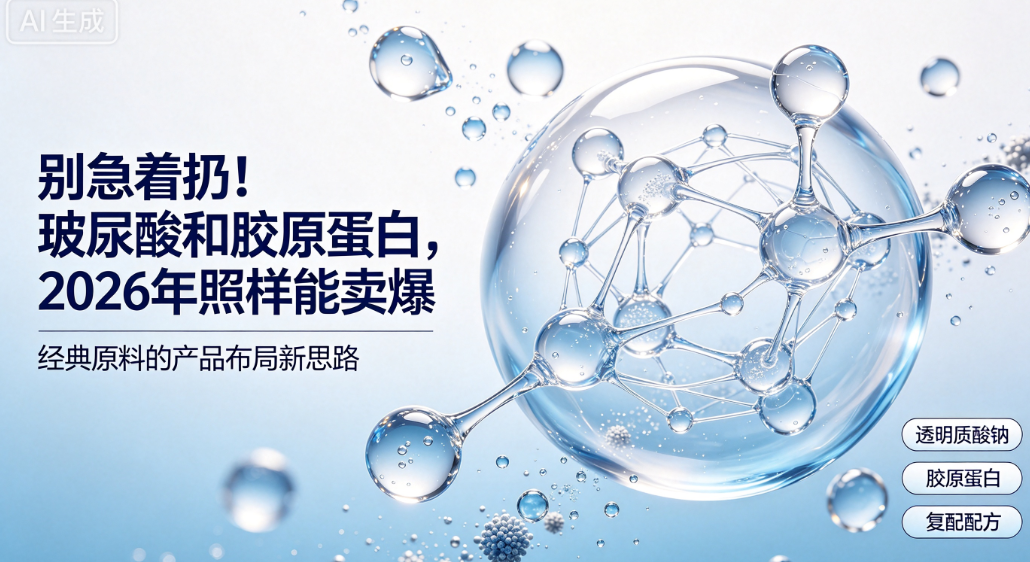 别急着扔！玻尿酸和胶原蛋白，2026年照样能卖爆