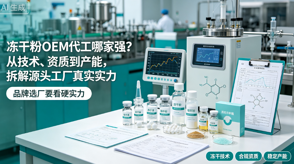 冻干粉OEM代工哪家强？从技术、资质到产能，拆解源头工厂真实实力