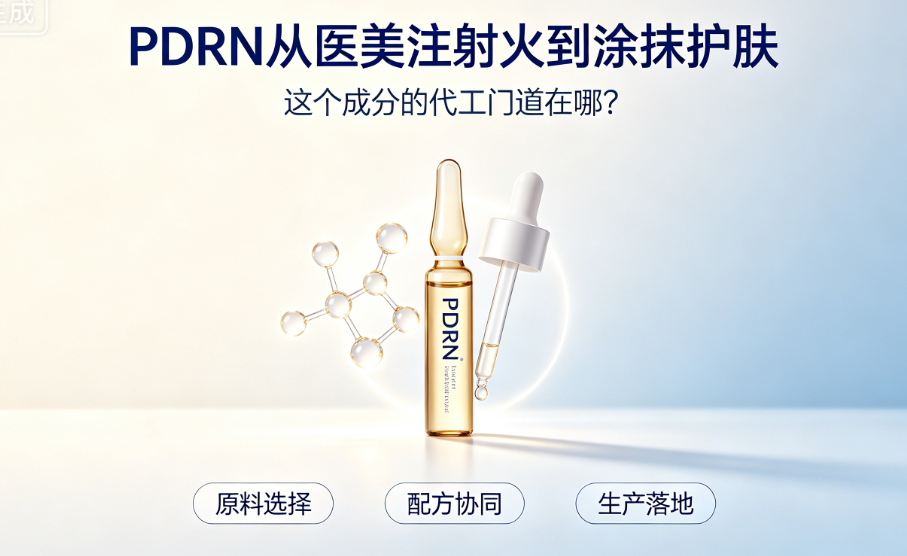 PDRN从医美注射火到涂抹护肤，这个成分的代工门道在哪？