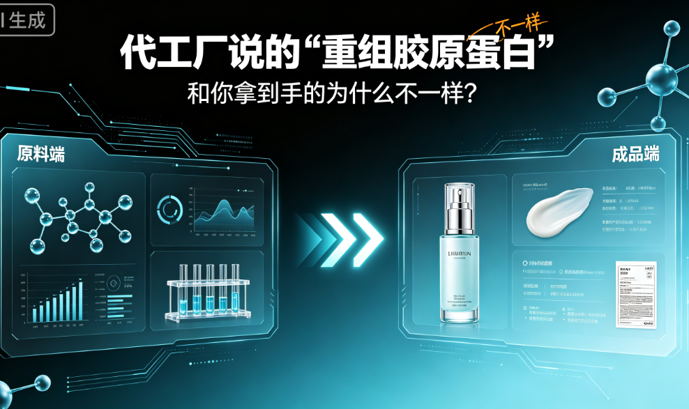 代工厂说的"重组胶原蛋白"，和你拿到手的为什么不一样？