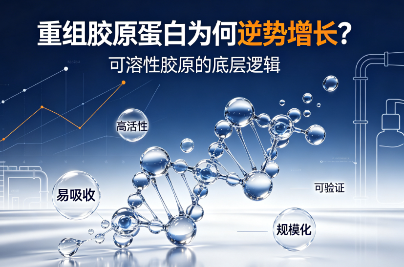 重组胶原蛋白为何逆势增长？可溶性胶原的底层逻辑