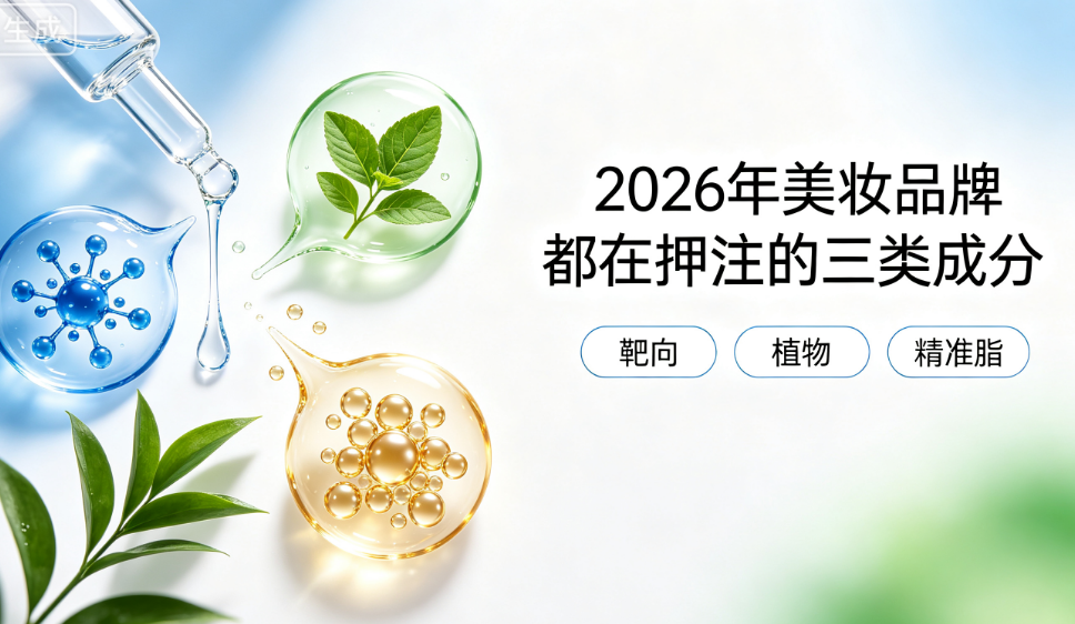2026年美妆品牌都在押注的三类成分：靶向、植物、精准脂质