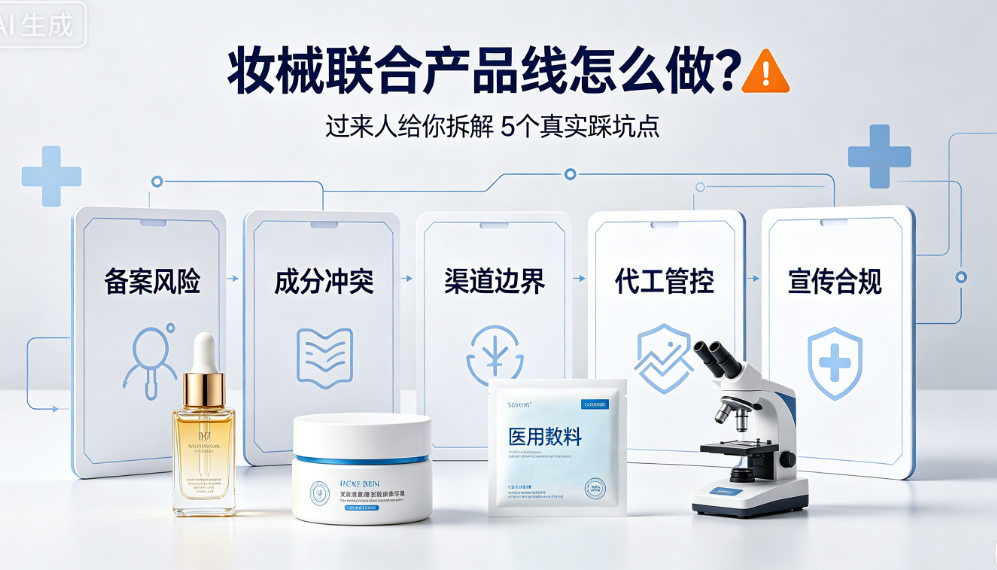 妆械联合产品线怎么做?过来人给你拆解 5个真实踩坑点