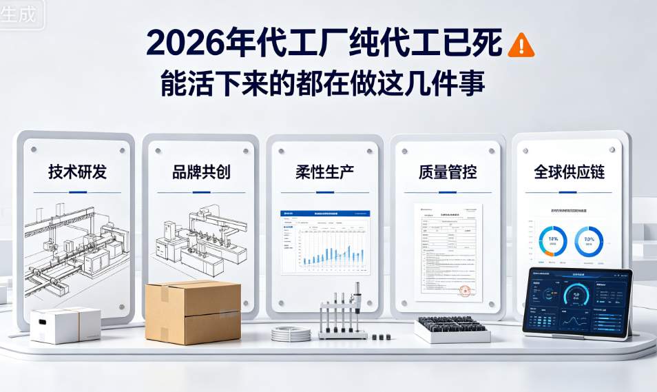 2026年代工厂纯代工已死：能活下来的都在做这几件事