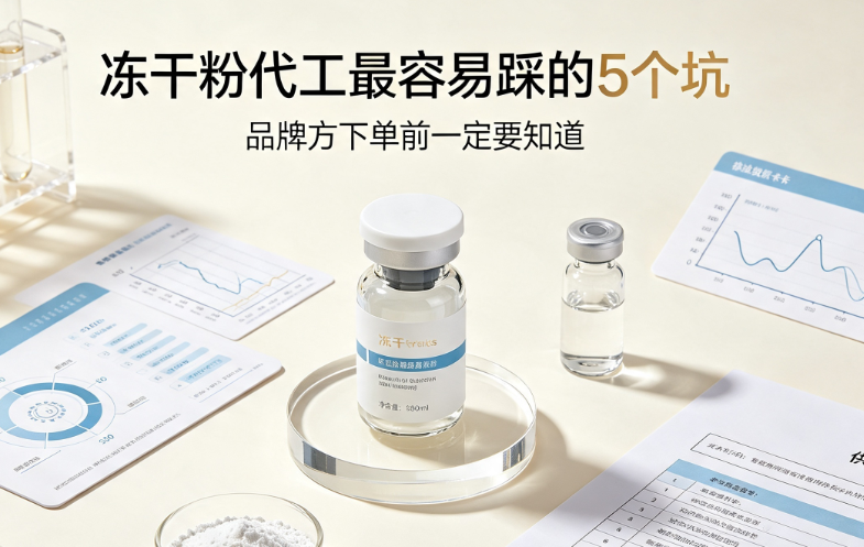 冻干粉代工最容易踩的5个坑，品牌方下单前一定要知道