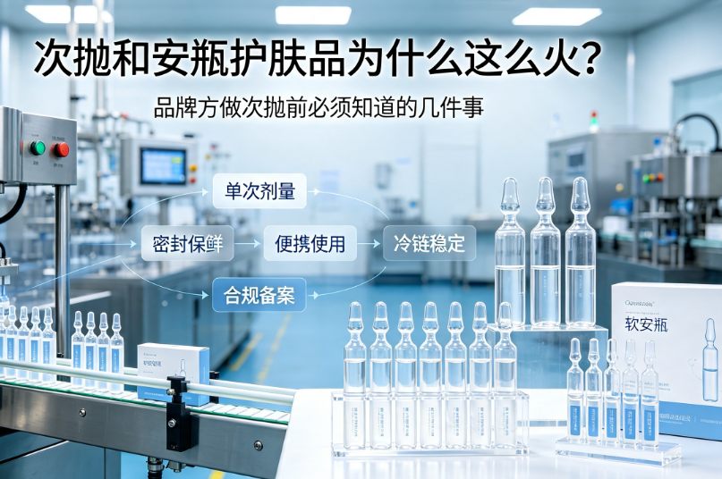 次抛和安瓶护肤品为什么这么火？品牌方做次抛前必须知道的几件事