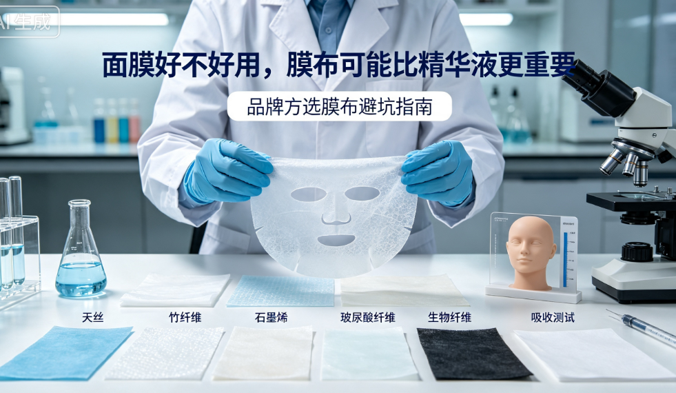 面膜好不好用，膜布可能比精华液更重要——品牌方选膜布避坑指南