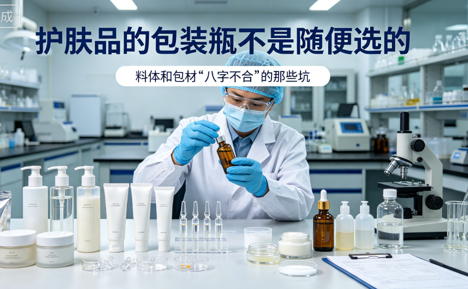 护肤品的包装瓶不是随便选的——料体和包材"八字不合"的那些坑
