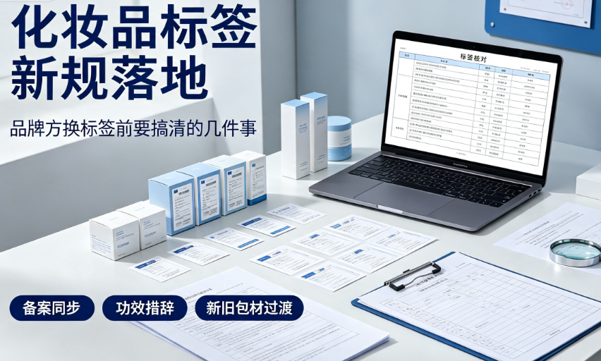 化妆品标签新规落地，品牌方换标签前要搞清的几件事