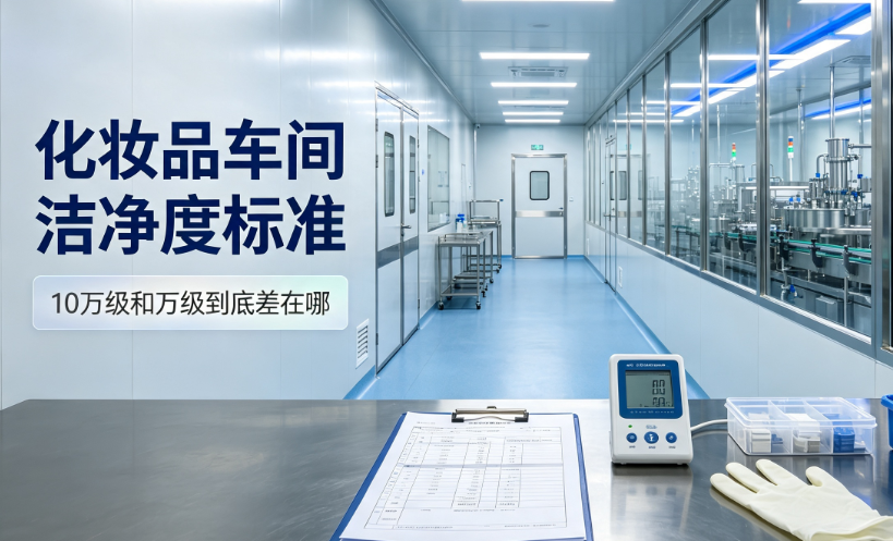 化妆品车间洁净度标准：10万级和万级到底差在哪