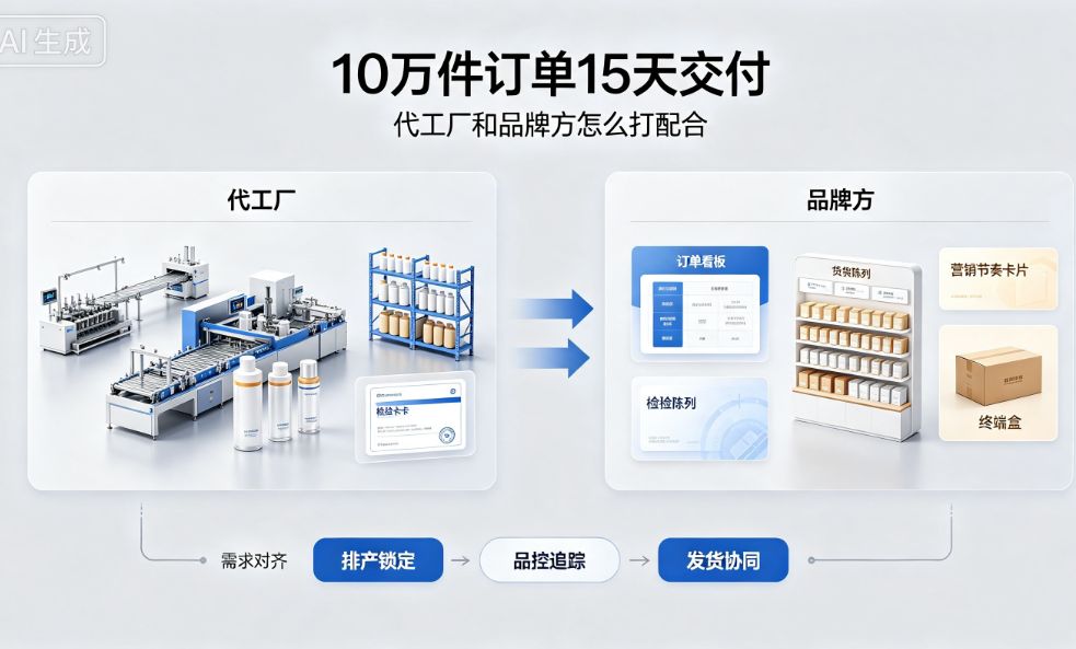 10万件订单15天交付，代工厂和品牌方怎么打配合