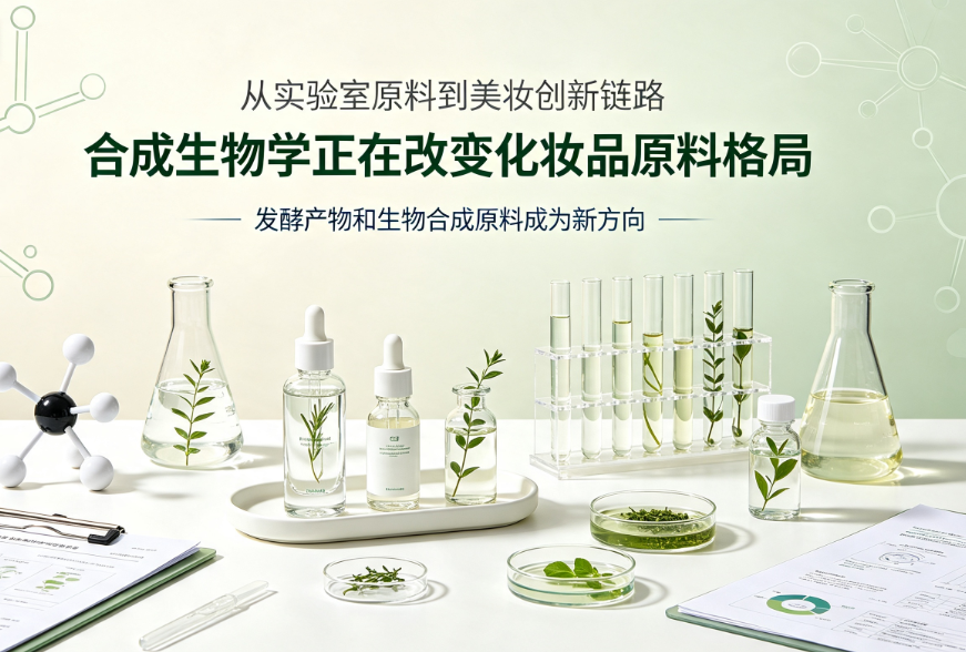 合成生物学正在改变化妆品原料格局：发酵产物和生物合成原料成为新方向