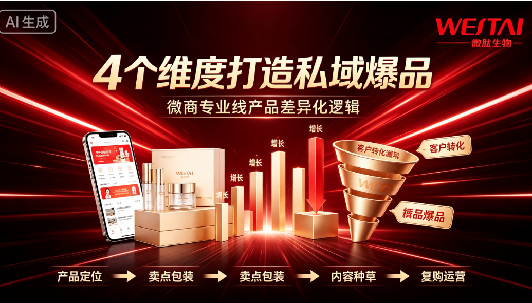 微商专业线产品怎么做差异化？4个维度拆解私域爆品打造逻辑
