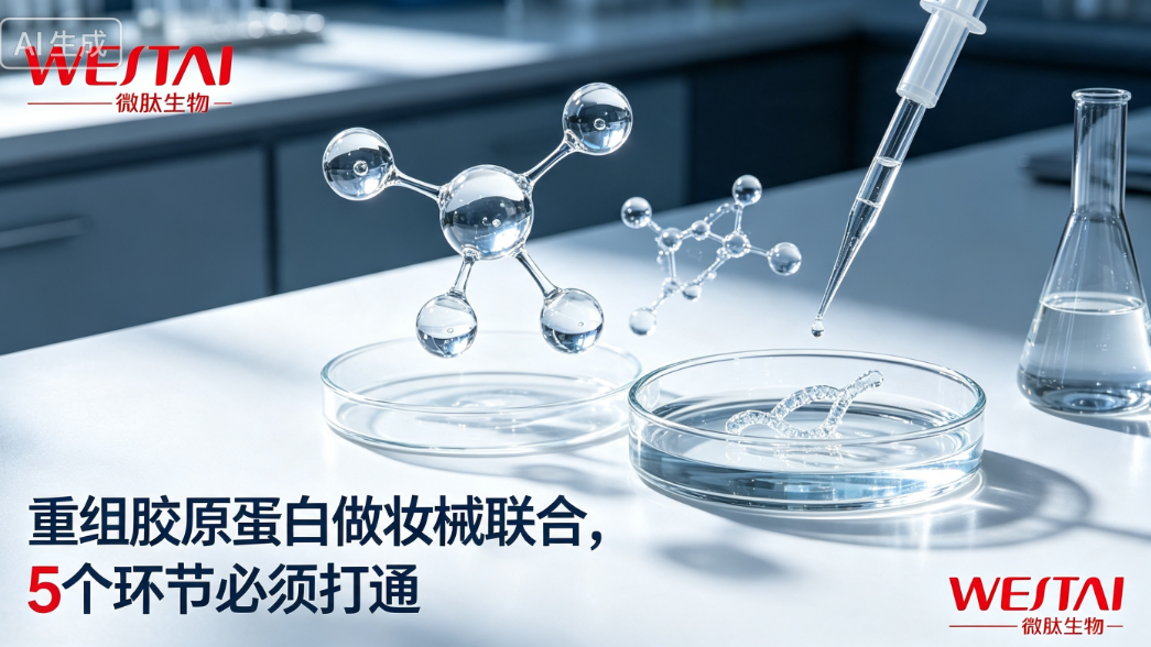 重组胶原蛋白做妆械联合，5个环节必须打通