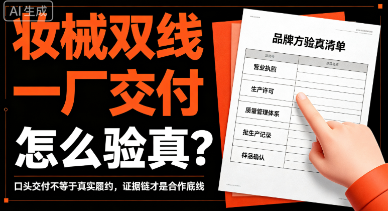 怎么验真“妆械双线一厂交付”？品牌方5步避开挂靠套证