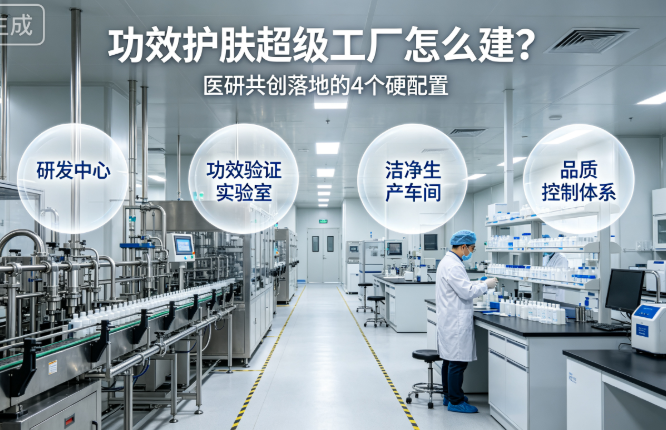 功效护肤超级工厂怎么建?医研共创落地的4个硬配置