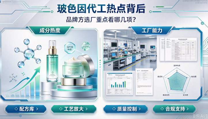 玻色因为什么成了抗老产品的代工热点？品牌方选厂看哪几项？