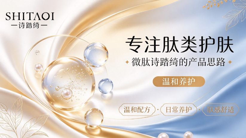 专注肽类护肤：微肽诗踏绮的产品思路，把"温和养护"放在第一位