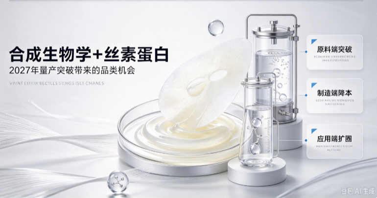 合成生物学+丝素蛋白：2027年量产突破带来的品类机会
